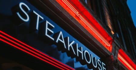 a sign on a building